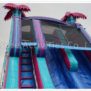 22ft magical vibes double lane water slide sl