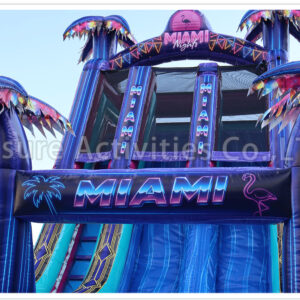 22ft miami vibes double lanewater slide sl