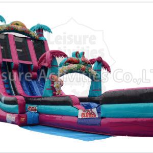 22ft palm beach double lane water slide sl