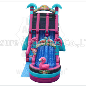 22ft palm beach double lane water slide sl
