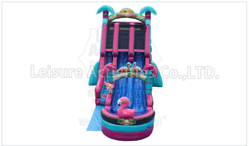 22ft palm beach double lane water slide sl