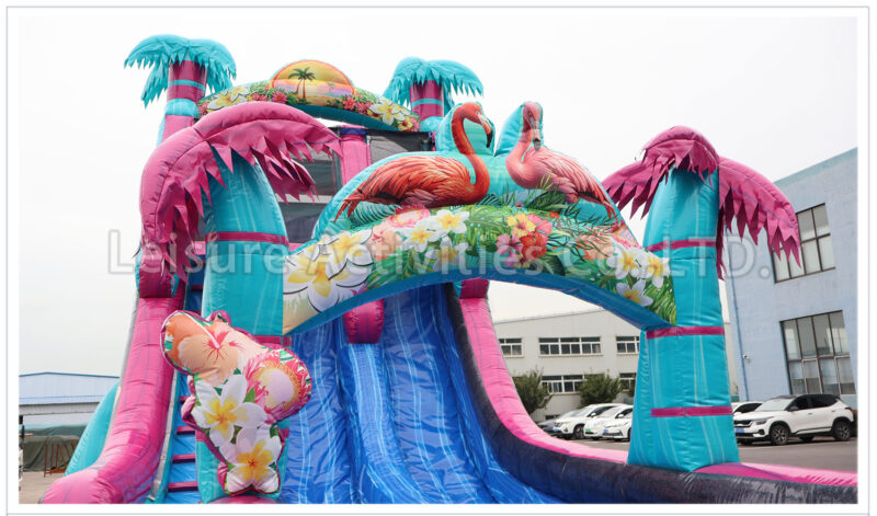22ft palm beach double lane water slide sl