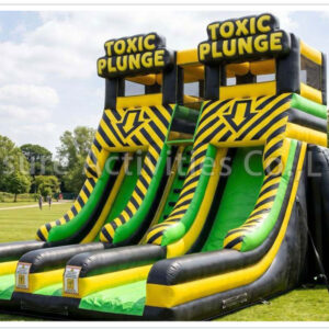24ft plunge slide double lane dry