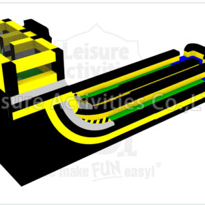 plunge slide double lane wet/dry