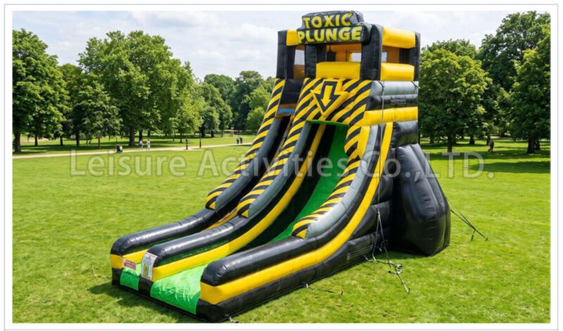 24ft plunge slide single lane dry