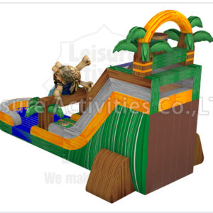 18ft tortuga single lane water slide ripl