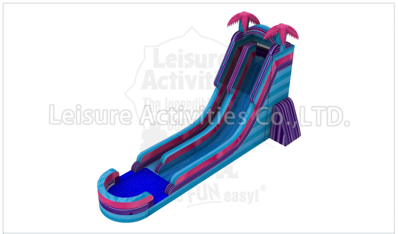 22ft magical vibes single lane water slide sl