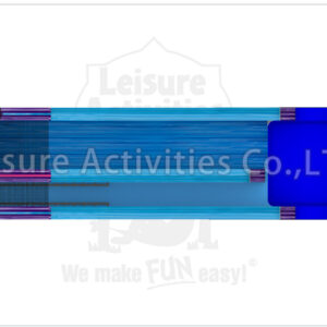 22ft magical vibes single lane water slide sl