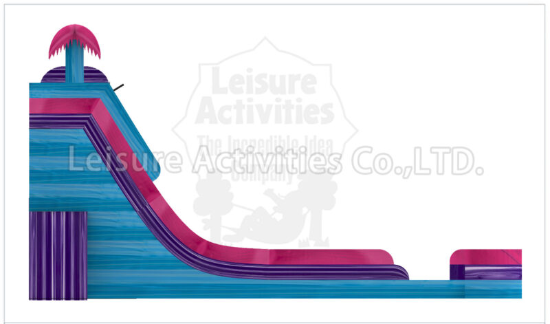 22ft magical vibes single lane water slide sl